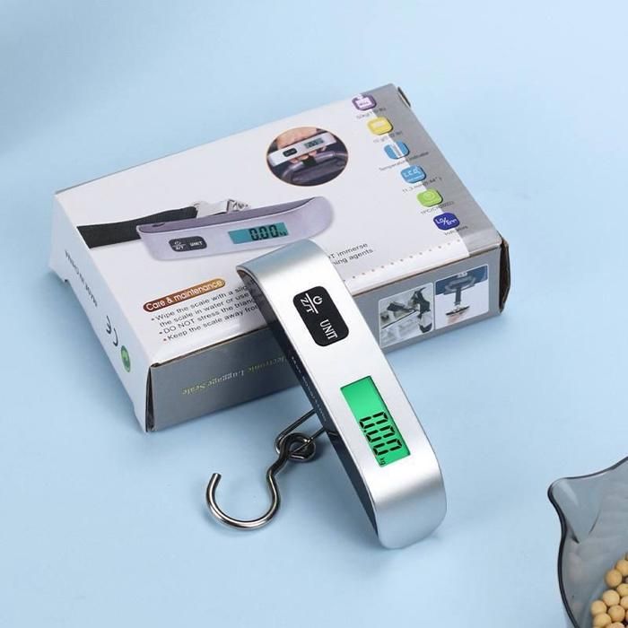 Balance Numérique - Non spécifié - Portable - LCD - 50kg/110lb - Avec Ceinture