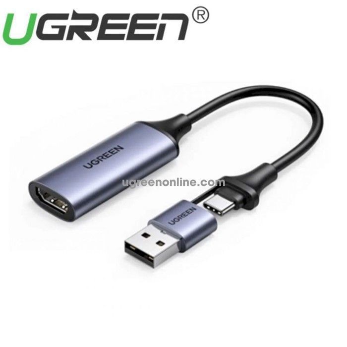 Carte de capture vidéo - Ugreen - CM489 - USB A et Type C - HDMI - 1080p