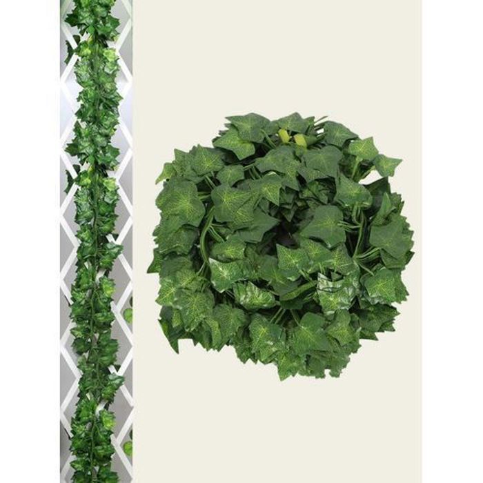 2 pièce vigne artificielle verte (2×2 mètres) qualité supérieure
