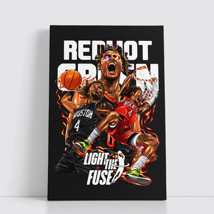 Tableau NBA sur Toile – Affiche Murale 25x40 cm avec Équipes et Joueurs Légendaires du Basket 123