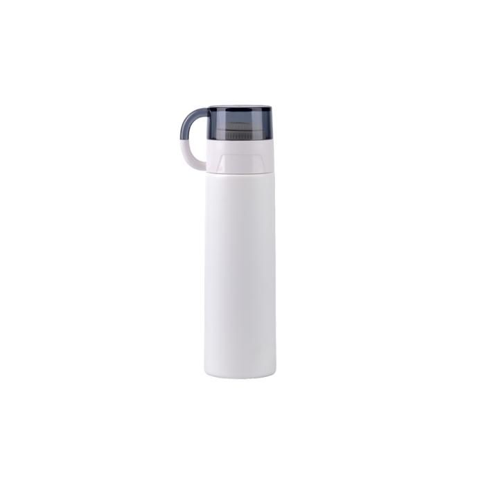 Bouteille Isotherme - N/A - 500 ml - Couvercle Tasse - Inox - Contemporain - Design