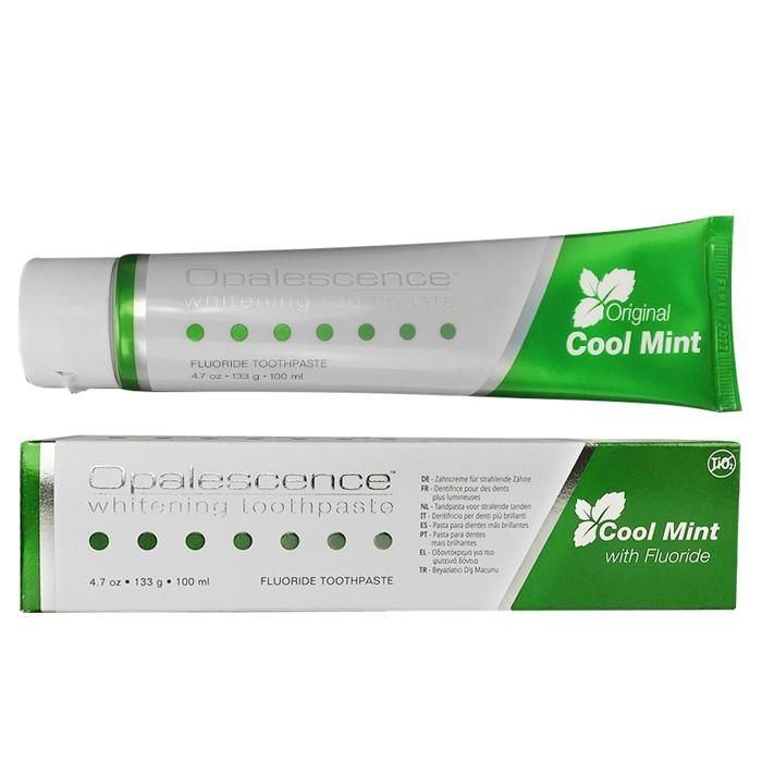 Blegende tandpasta - Opalescence - Cool Mint 133g - Anti pletter følsomme tænder frisk ånde