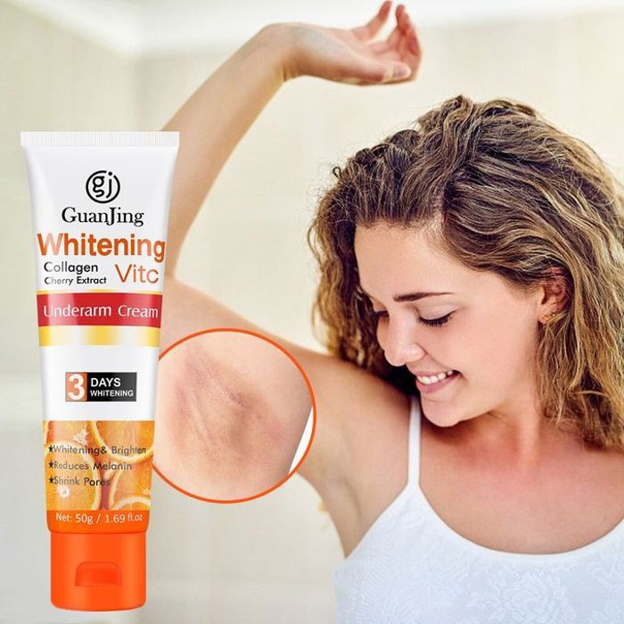 Guanjing crème blanchissante au collagène les aisselles parties intimes éclaircit la peau réduit la mélanine