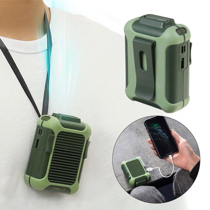 Mini Ventilateur Porta Avec Powerbank-4000mah
