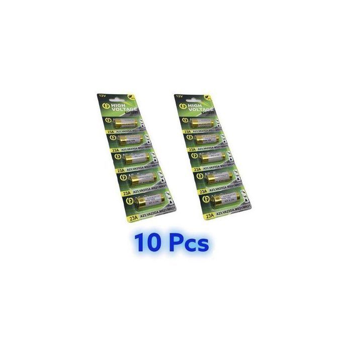 10 PIÈCES / 2 Paquet 23A 12V pile alcaline