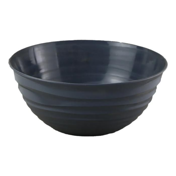 Saladier - Hilly Bowl - 4000 ml - Design moderne - Facile à nettoyer-Gris