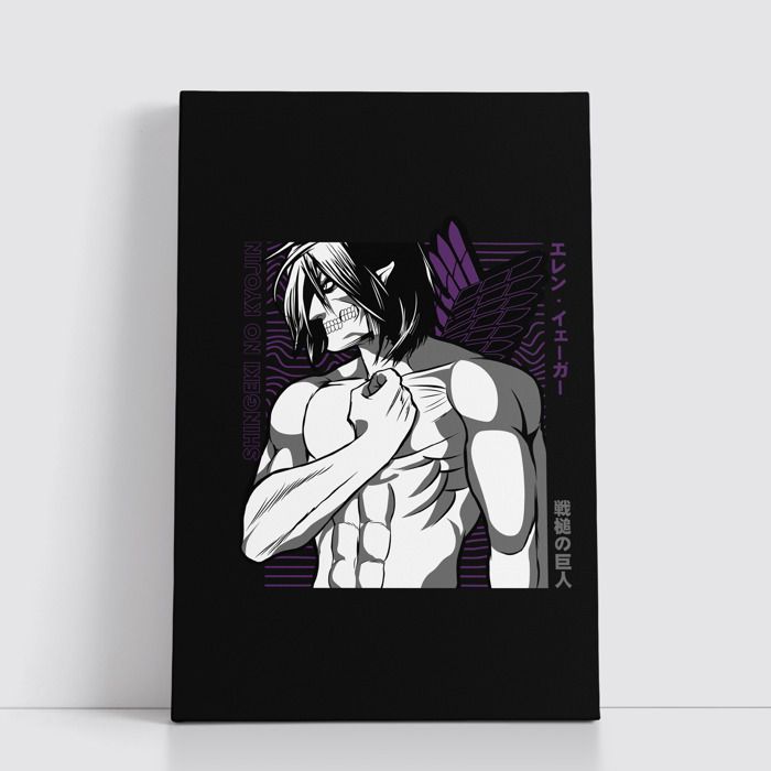 Tableau Manga Japonais sur Toile – Affiche Murale Anime 25x40 cm pour Déco Otaku 241