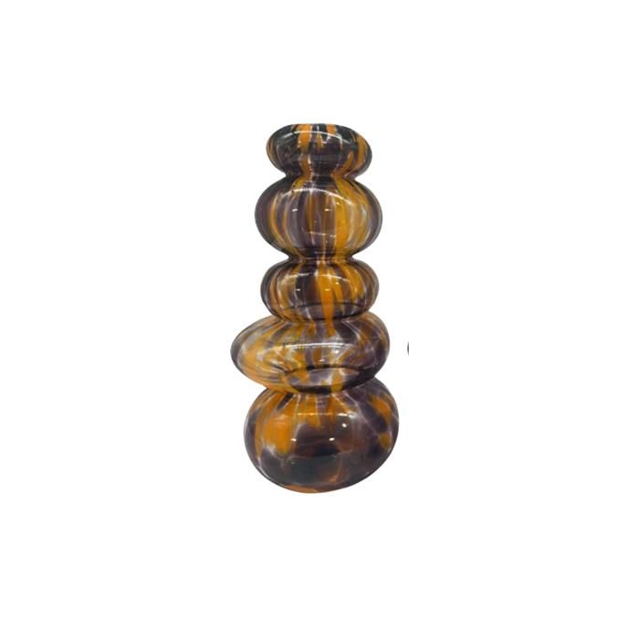 TOTEM VASE MOUCHTE 13.5x13.5x19cm