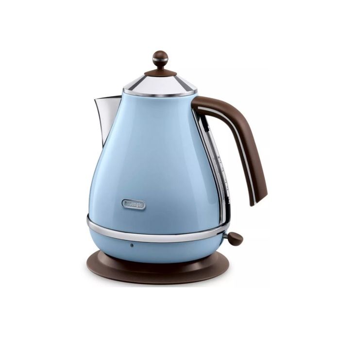 Bouilloire électrique DELONGHI Icona Vintage KBOV 2001.AZ - Bleu - 1.7L - 2000W