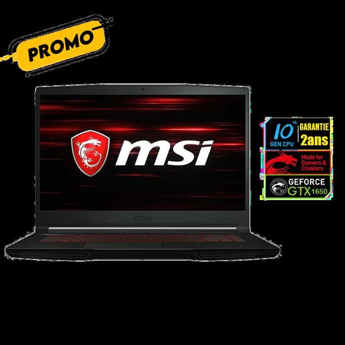 PC portable MSI GF63 Thin 10SC-401MA i5-10300H, GTX 1650 Max-Q Gaming Laptop