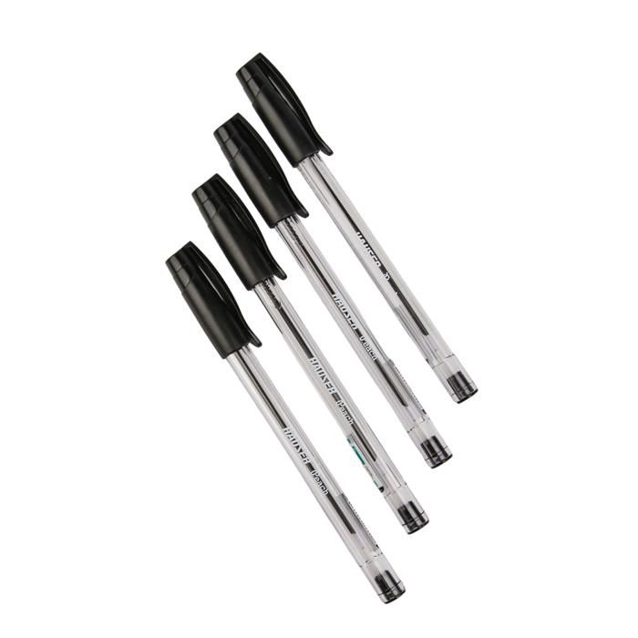 BLISTER DE 4STYLOS À BILLE CRISTAL PEACH COULEUR