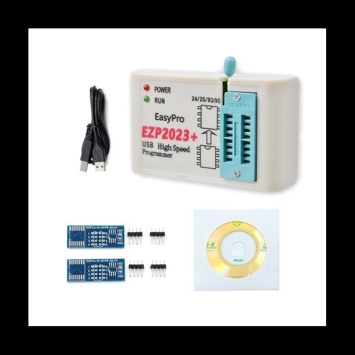 Programmeur - EZP2023 - Haute Vitesse - USB 2.0 - Support 24/25/93 EEPROM - Couleur Blanc