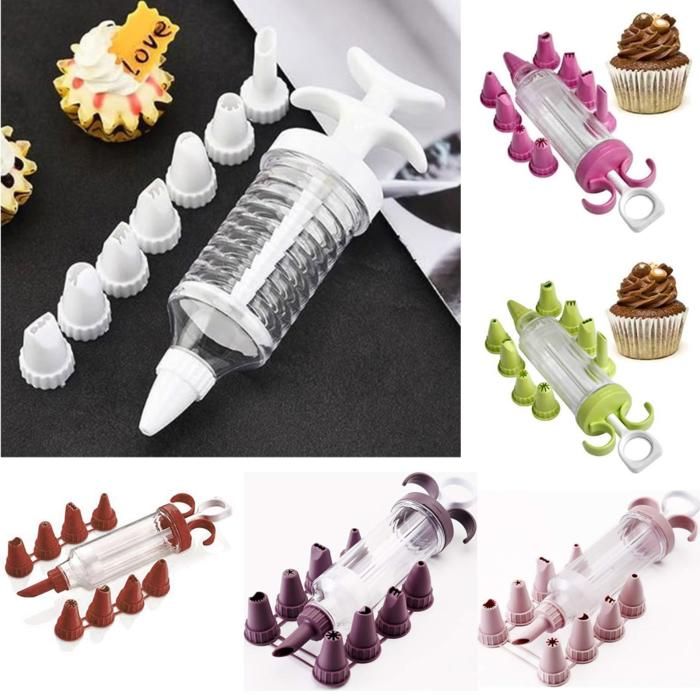 KIT  de 8 Douille  de décoration pour gateau