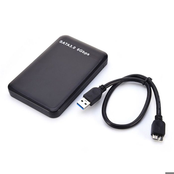 Boîte de disque dur portable sans outil boîtier de disque dur externe de 2.5 pouces USB 3.0 vers SATA 3.0 6Gbps 2.5 "boîtier de disq