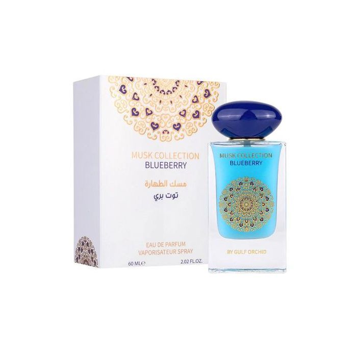 Gulf Orchid Eau de parfum Blueberry de la collection Musk pour unisexe 60 ml