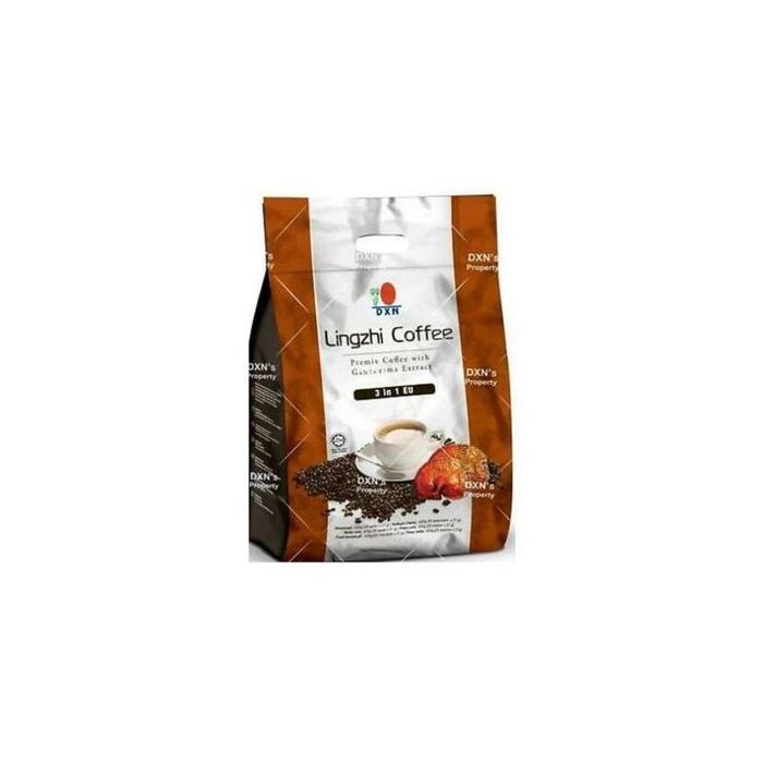 Dxn Café 3 en 1  100% Organic avec l'Extrait de Ganoderma (20 Sachets)