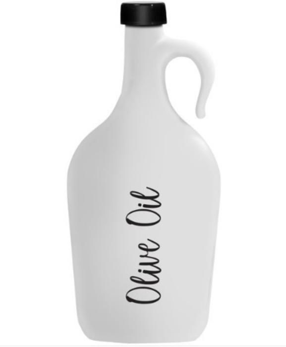 Bouteille d'huile decoree-glace-huile d'olive 1.5lt