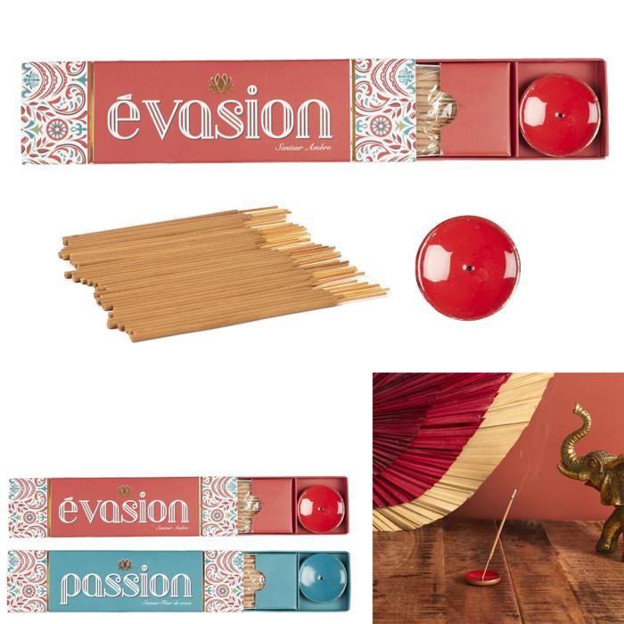 Encens et Support Jaipur M24 - Couleur Aléatoire