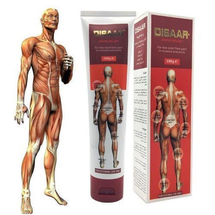 POMMADE - Disaar - Massage Crème - Soulagement Douleur Genou - 100g - Tous Types de Peau