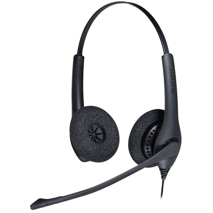 Casque - Jabra - Biz 1500 Duo QD - Filaire - Stéréo - Anti-bruit
