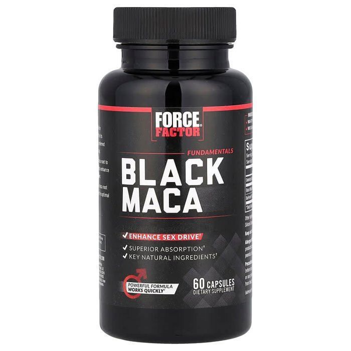 Force Factor, Maca noire, 60 capsules