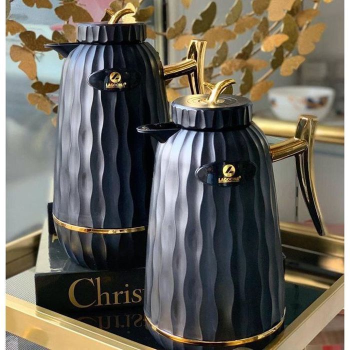Ensemble Thermos 0.7L+1L Noir