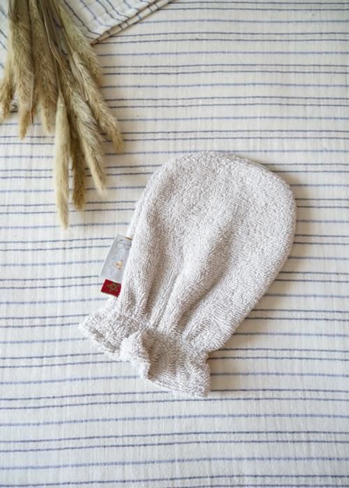 Gant de bain Beige