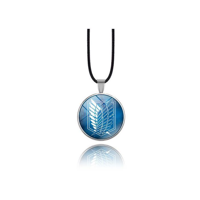 attack on titan survey corps Collier anime accessoires manga bijoux eren levi mikasa armin