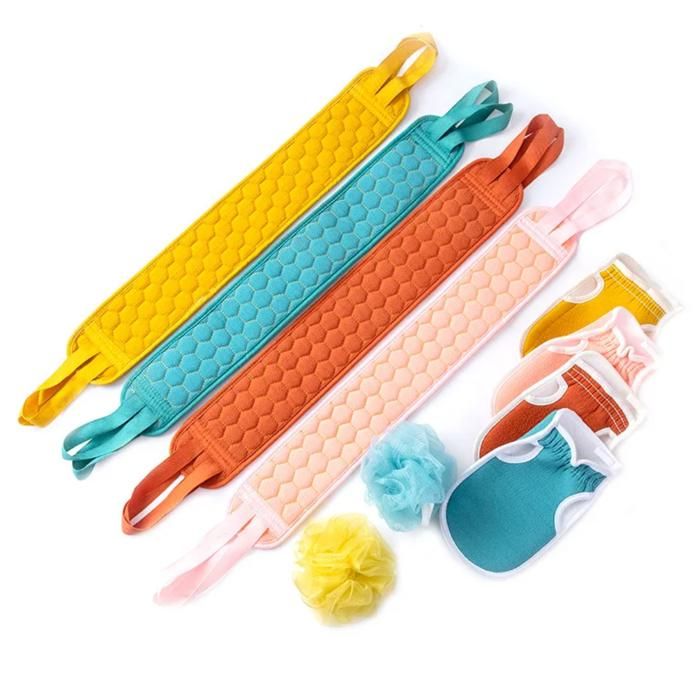3 pièces Serviettes De Bain Multifonctionnel,brosse douce, salle de bain, hôtel(Couleur aléatoire)