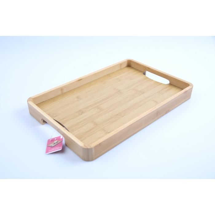 Plateau en bambou 41×27×4 cm