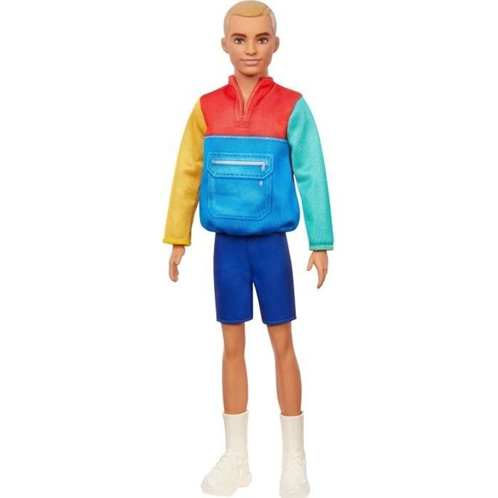 BARBIE Fashionistas Ken Veste Multicolore
