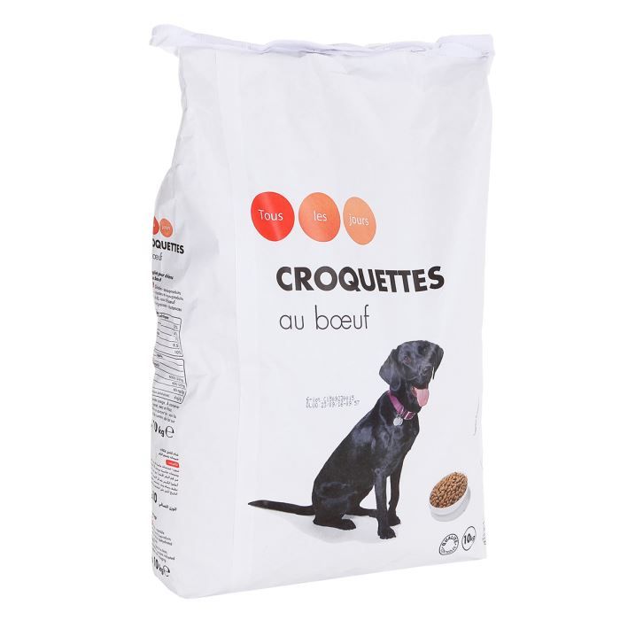 CASINO Croquettes au bœuf - Toutes races - Pour chien - 10kg