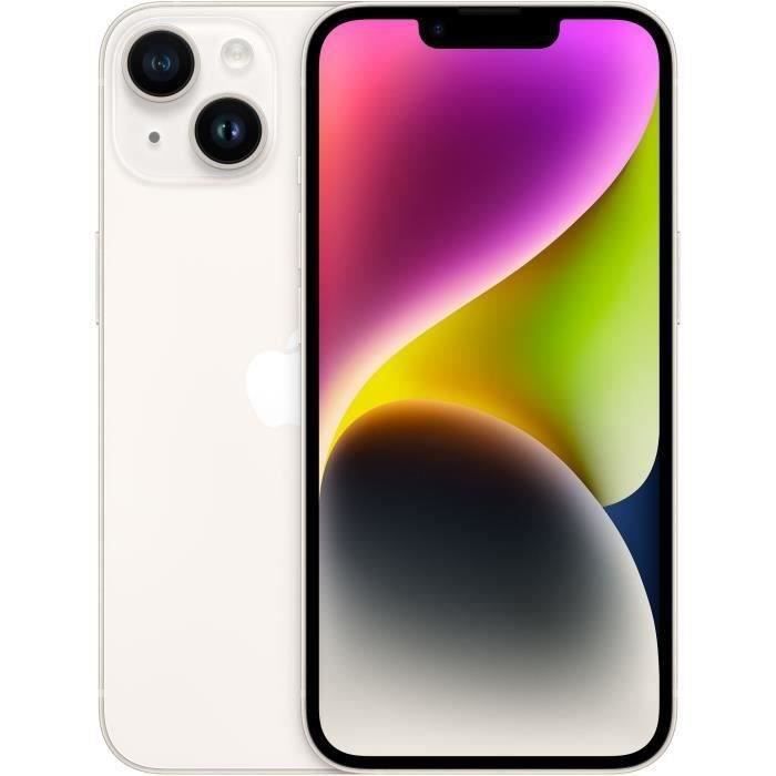 APPLE iPhone 14 128GB Starlight - Renoverad - Utmärkt skick- REFURBISHED