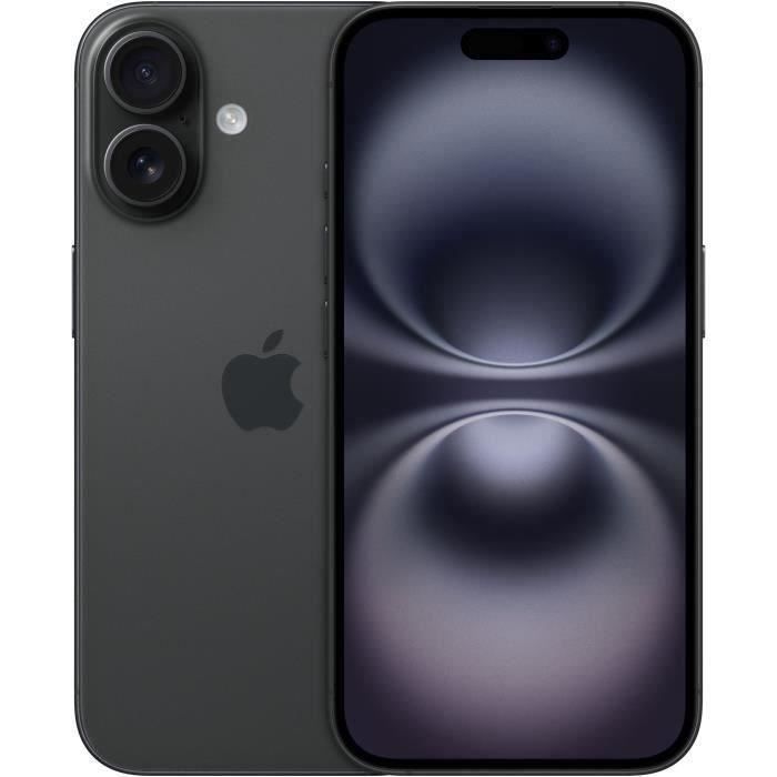 APPLE iPhone 16 128GB Svart (2024) - Renoverad - Utmärkt skick- REFURBISHED