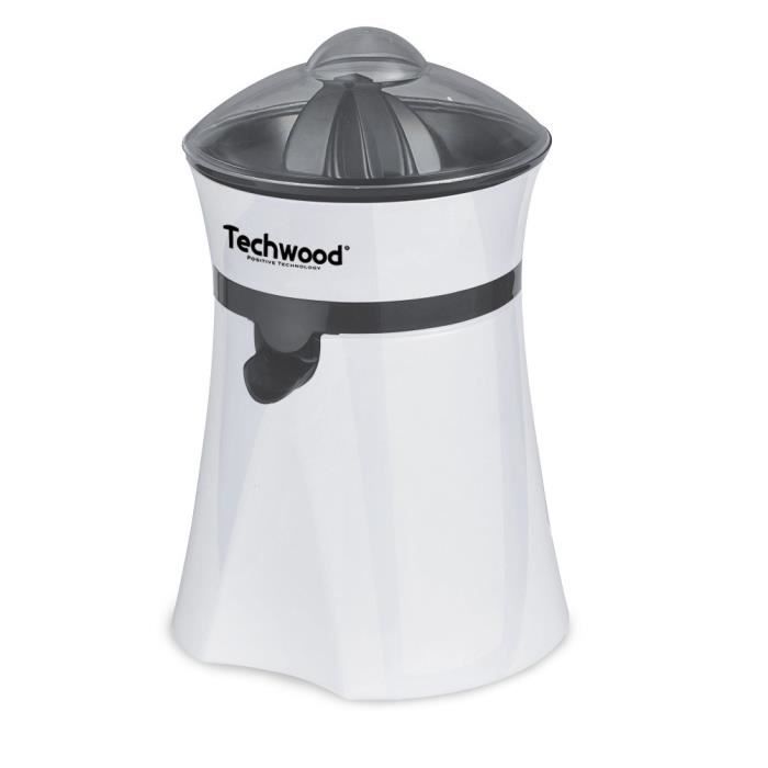 Presse-agrumes électrique TECHWOOD TPF-32 - Blanc - Double rotation - Bec verseur stop-gouttes