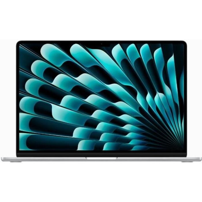 Apple - 15,3" MacBook Air M2 (2023) - RAM 8Go - Stockage 256Go - Argent - AZERTY