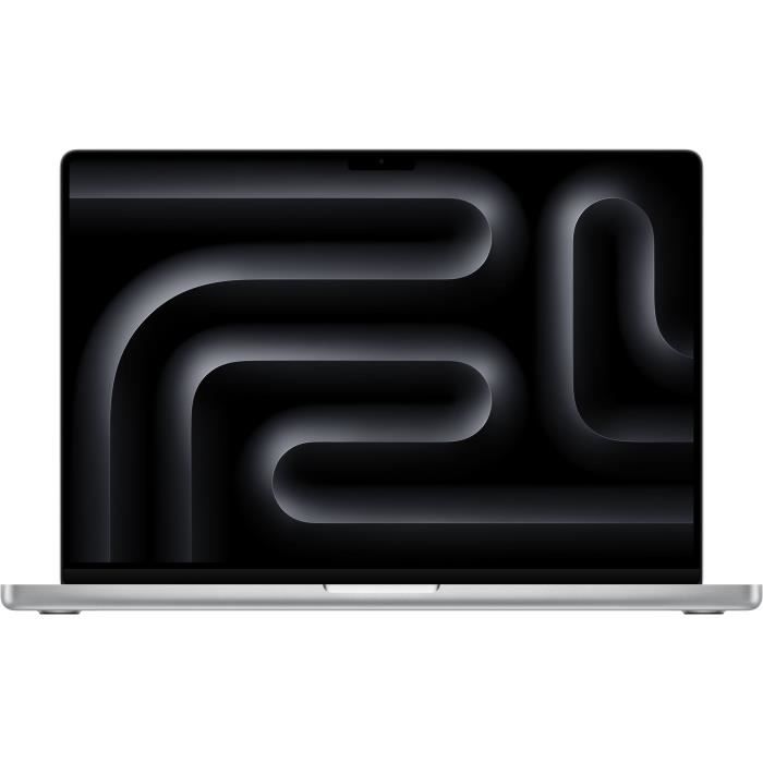 MacBook Apple MacBook Pro 16" 512Go SSD 18Go RAM Puce M3 Pro CPU 12 coeurs GPU 18 coeurs Argent Nouveau
