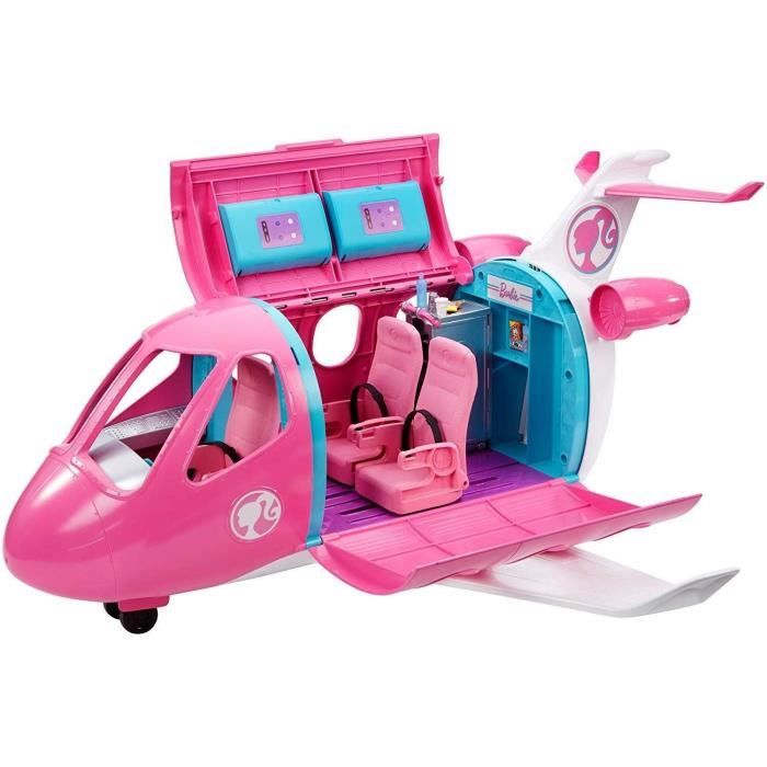 Barbie - L'Avion de Rêve de Barbie - Véhicule Poupée Mannequin - 3 ans et + GDG76