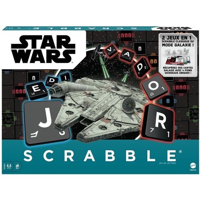 Mattel Games - Scrabble Star Wars - Jeux de société - Dès 10 ans HBN59