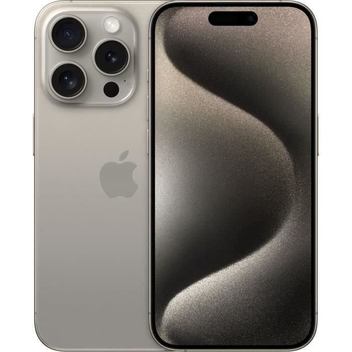 APPLE iPhone 15 Pro 256GB Naturlig Titan (2023) - Återställd - Mycket bra skick